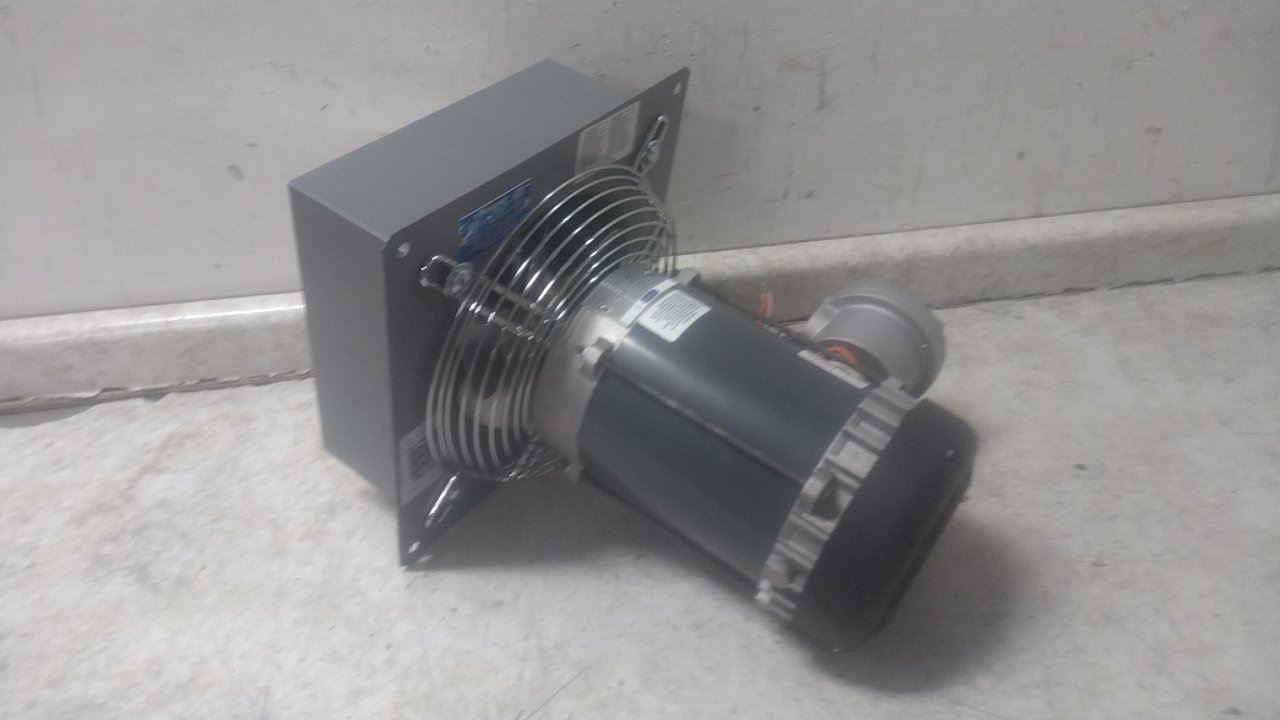 Canarm SD08-XPF 1/3 HP 115/230VAC Shutter Mounted Hazardous Location Exhaust Fan