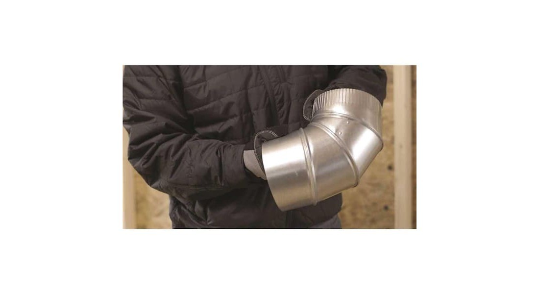 Master Flow NU26B90E3 3 in. Turned 26-Gauge Adjustable 90-Degree Elbow