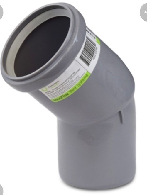 Centrotherm 3” Innoflue SW 45 Elbow