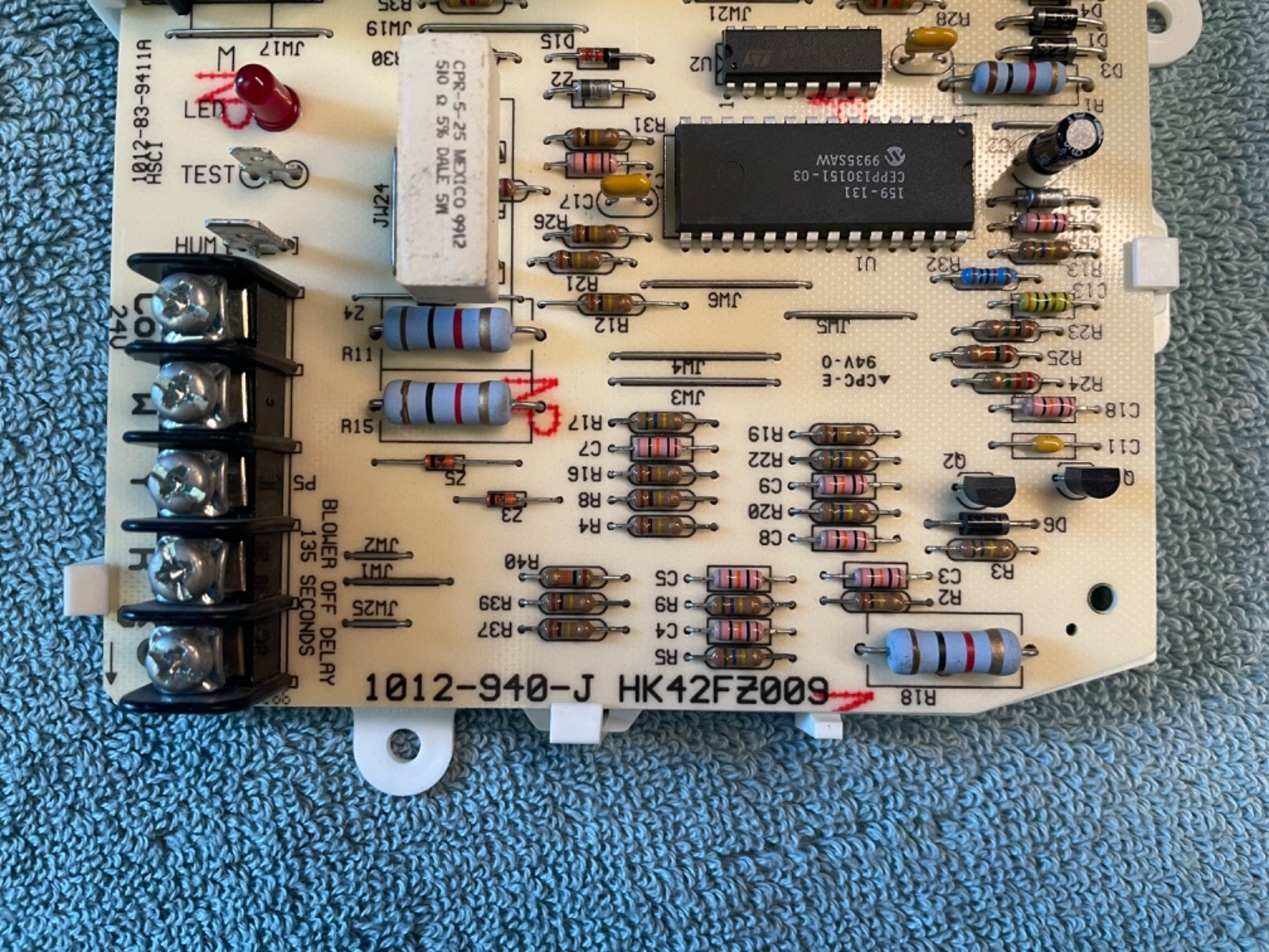 New 1012-940-J Carrier Bryant Payne HK42FZ009 OEM Furnace Control Board