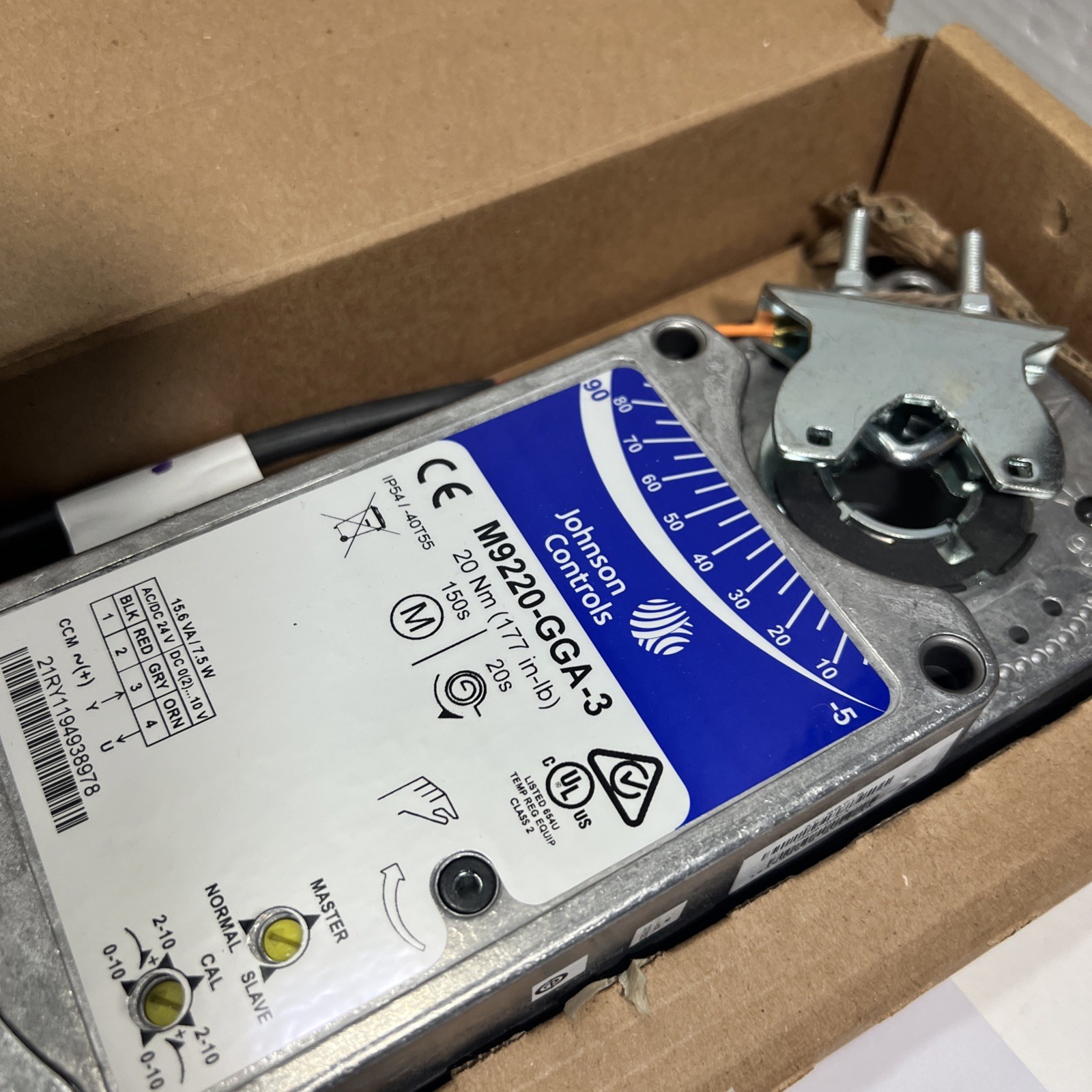 Johnson Controls M9220-GGA-3 Rotary Actuator Brand New In Open Box See Pictures