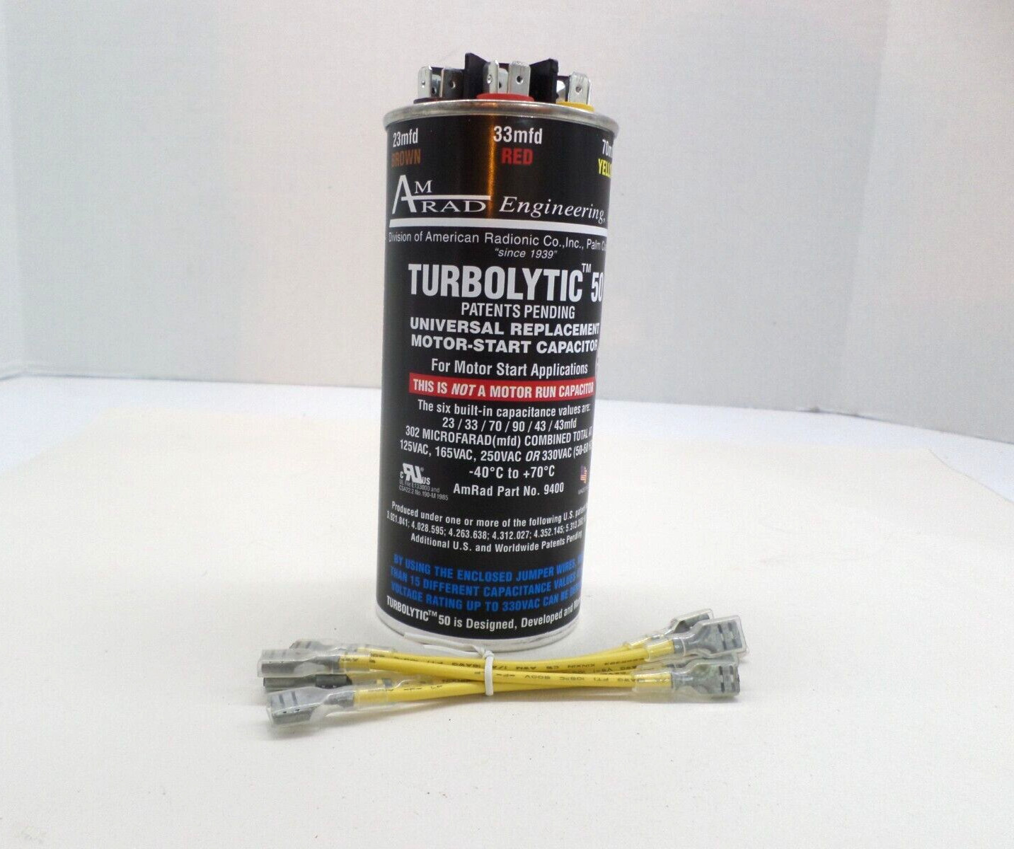 Amrad Turbolytic 50 Motor Start Capacitor No Box