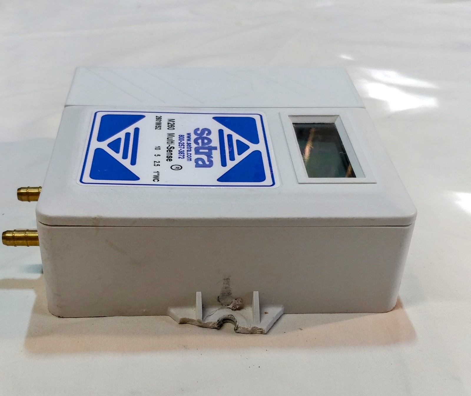 Pressure Sensor 2601MS2 SETRA Diff Air 0-10Vdc/mA 1-10 in/wc Transducer Used