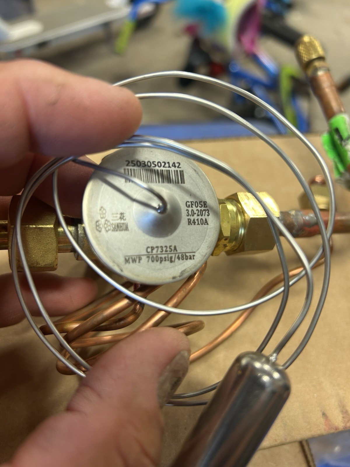Sanhua CP7325A Thermostatic Expansion Valve TXV R410A First Company 2 ton