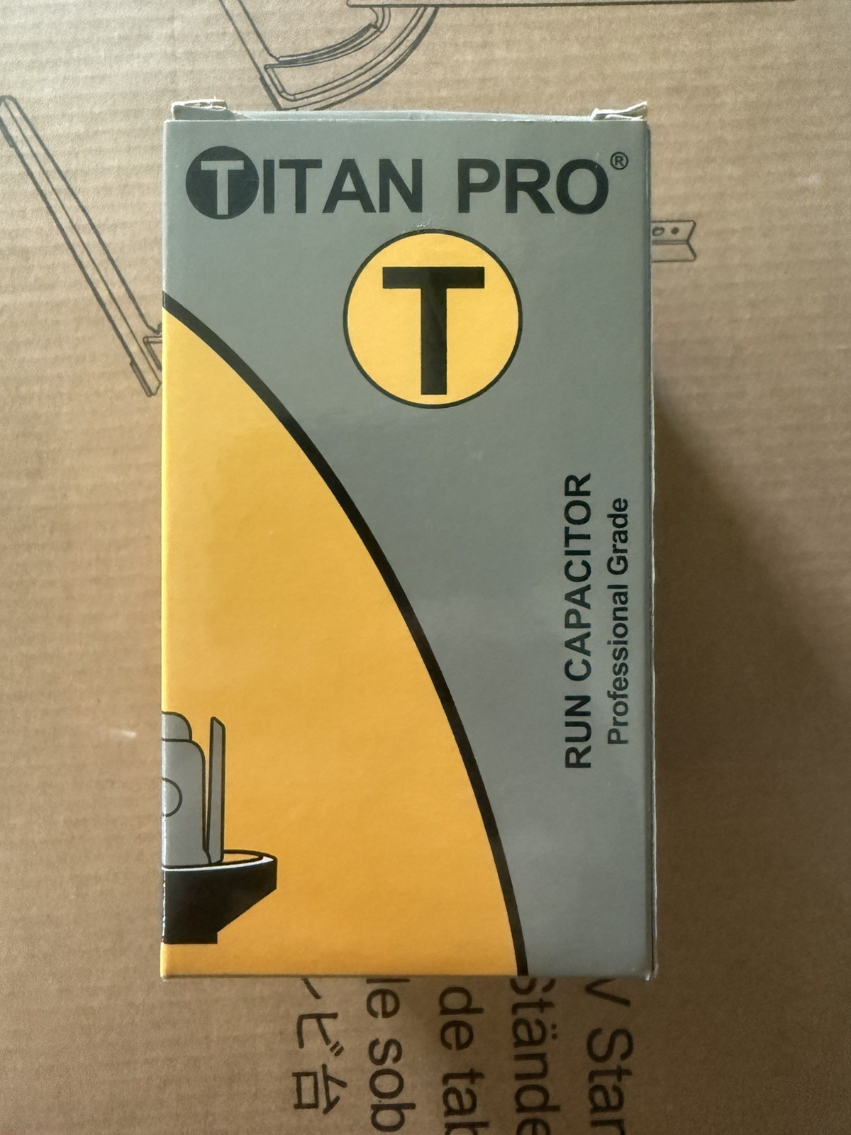 Titan Pro Motor Run Capacitor 55+5 µF Round 440/370 VAC TRCFD555
