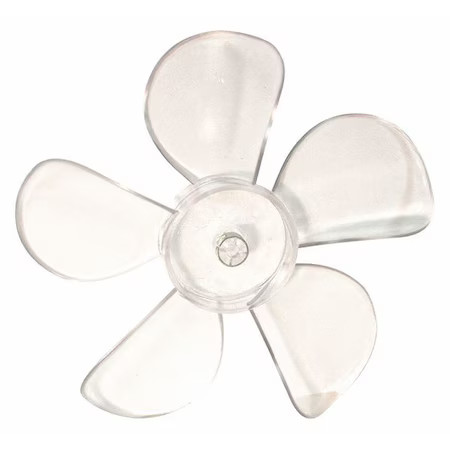 Dayton 5Jll6 Propeller, Dia 5 9/16 In, Bore Dia 3/16 In