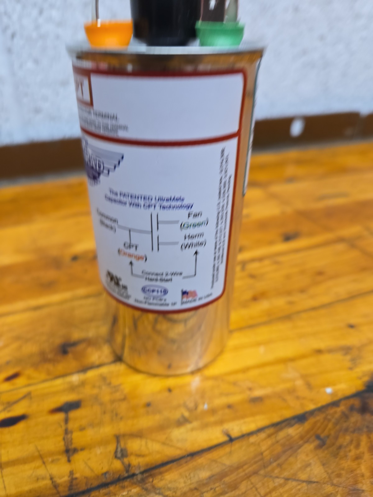USA2226 30+5 uf/MFD 370-440 VAC volts AMRAD Dual Run Capacitor 50/60 Hz