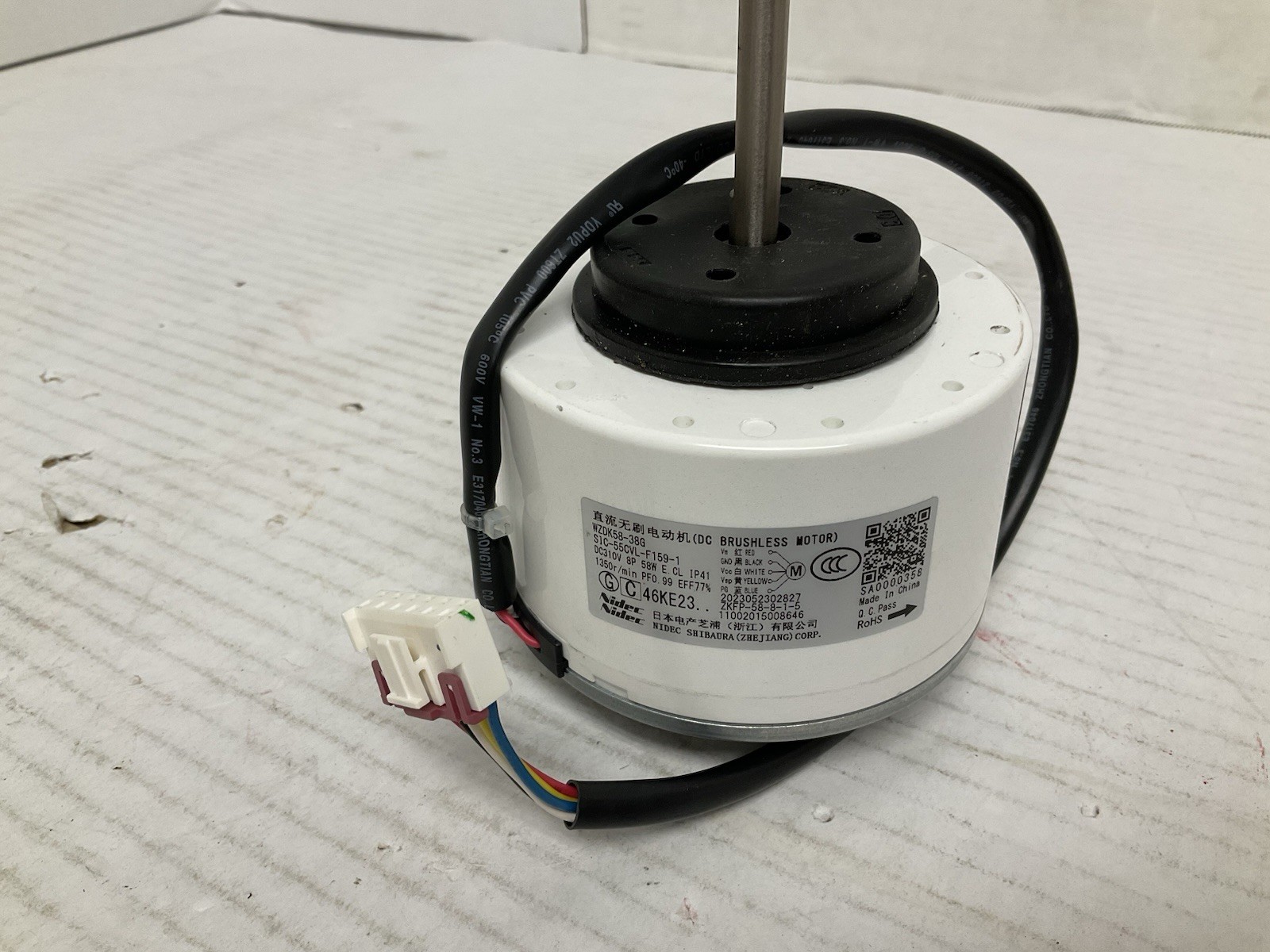 BRUSHLESS DC BLOWER MOTOR WZDK58-38G /11002015008646