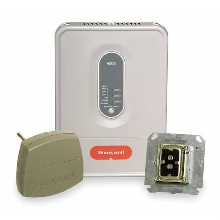Honeywell Hz322k Zone Control Kit, 3 Zone, Output Amps 10Va