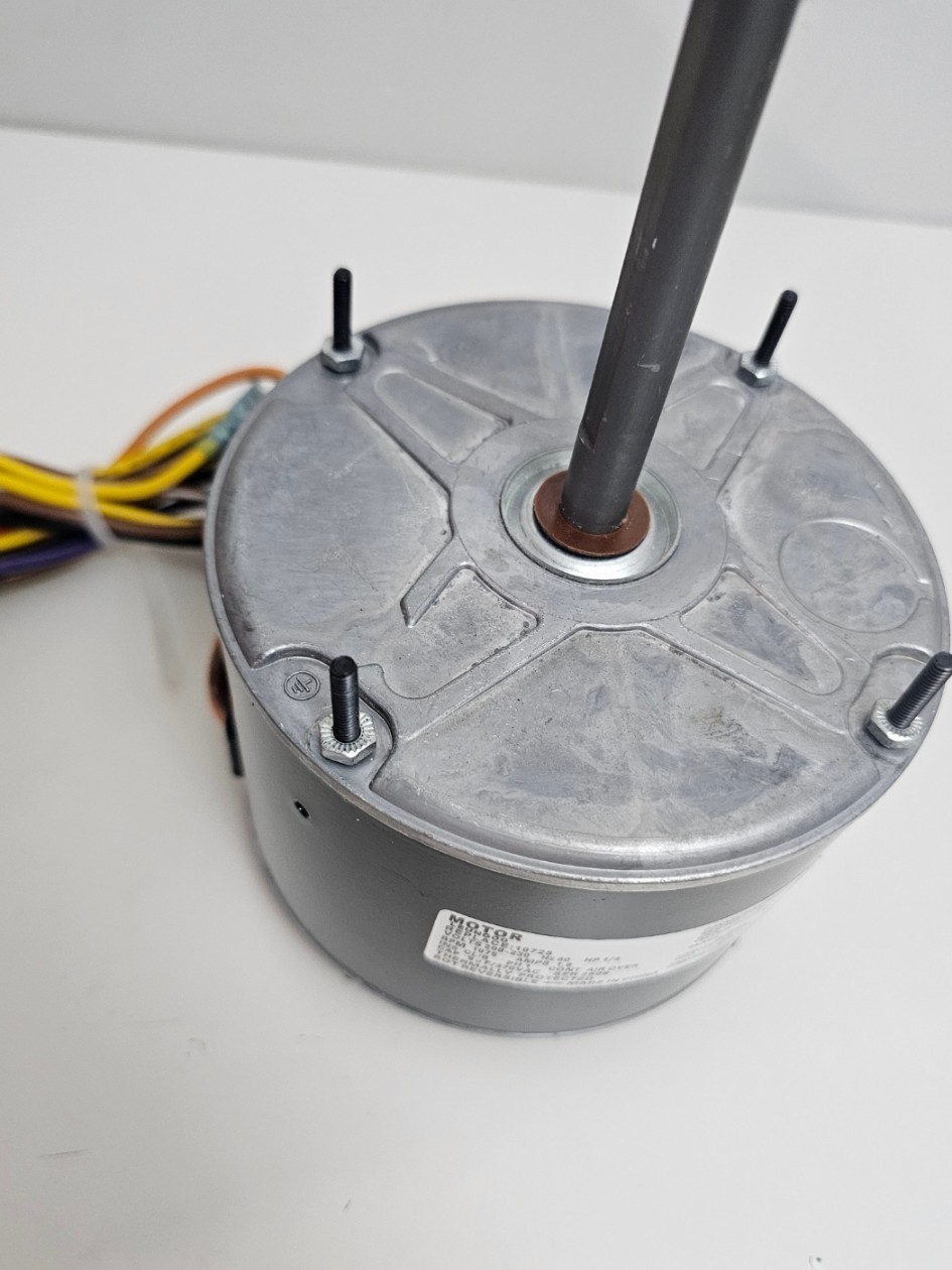 10728 1/4HP Condenser Fan Motor 1075 RPM 208-230V Replaces Mars Fasco Genteq