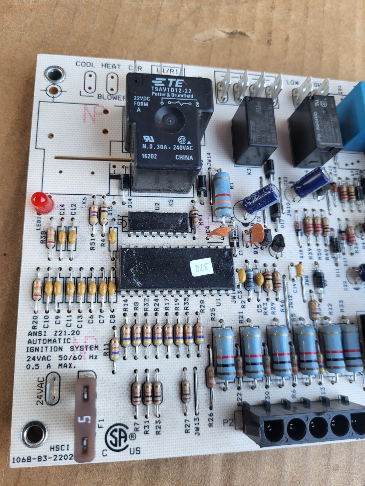 USED OEM Carrier Bryant 1068-220 Furnace Control Circuit Board FREE SHIPPING
