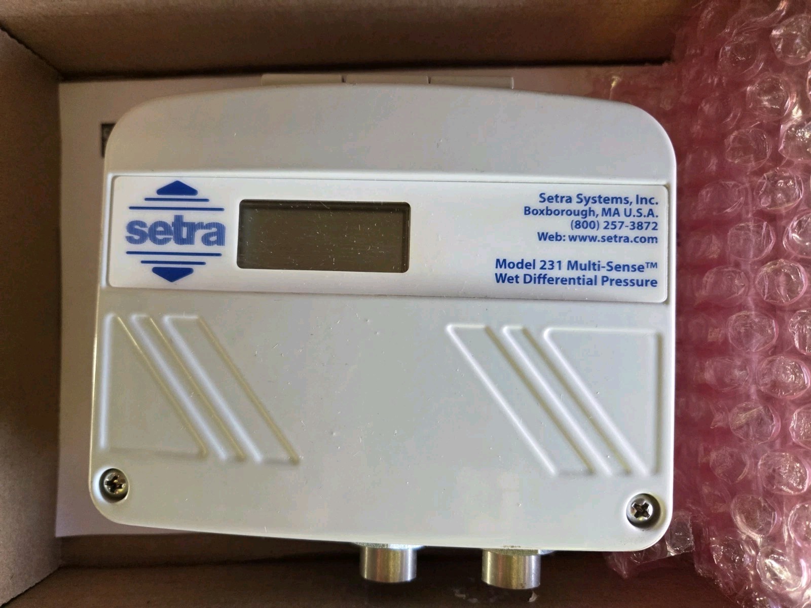 Setra 231MS1 Differential Pressure Sensor 0 to 50PSID 24v