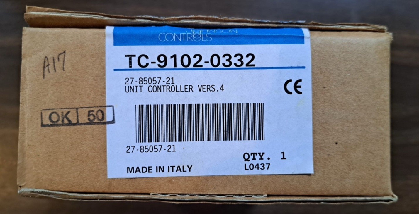 New Johnson Controls Controller TC-9102-0332 27-85057-21 Vers.4 Italy NextDayAir