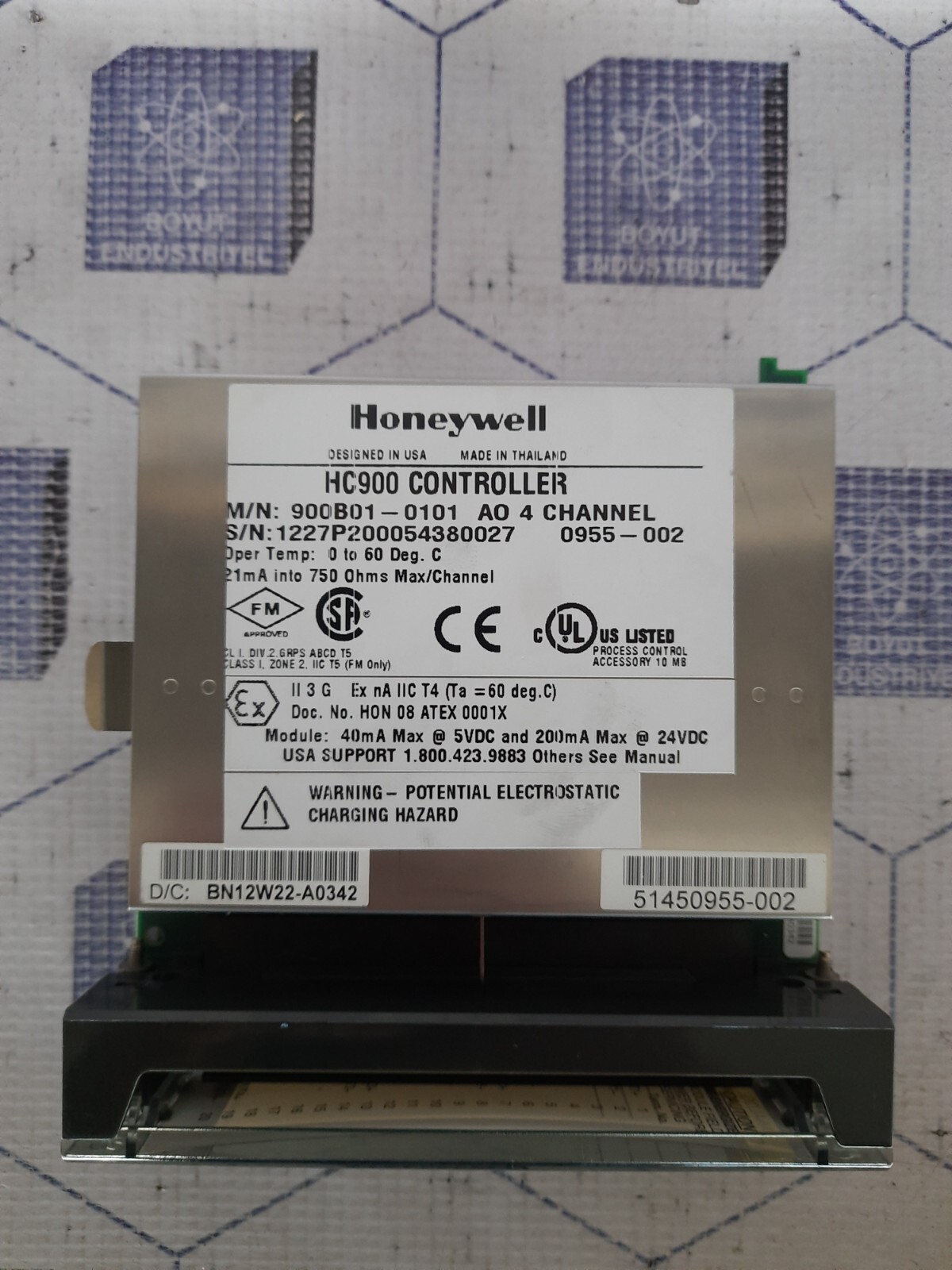Honeywell HC900 controller 900B01-0101 AO 4CHANNEL analog out