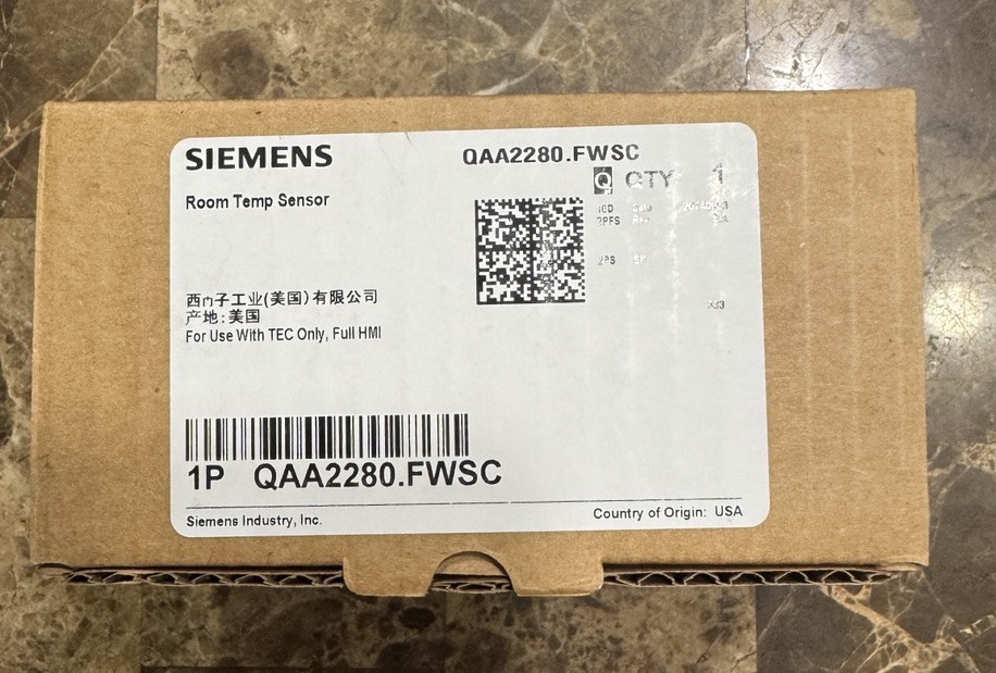 Siemens QAA2280.FWSC Air Temperature Sensor New in Box