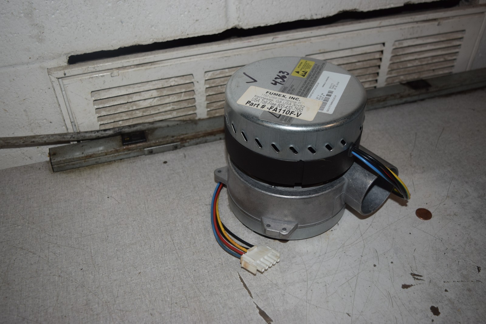 Fumex Inc. FA110F-V Blower Motor