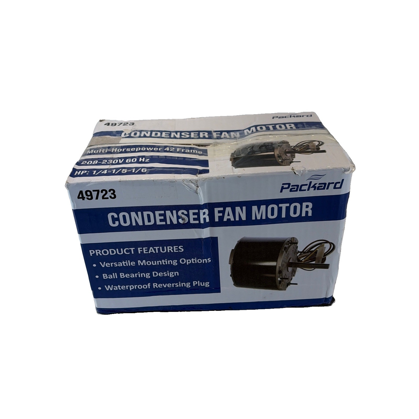 Packard 42-Frame Multi-Fit 1/4-1/6HP Condenser Fan Motor 208-Volt-230-Volt 60Hz