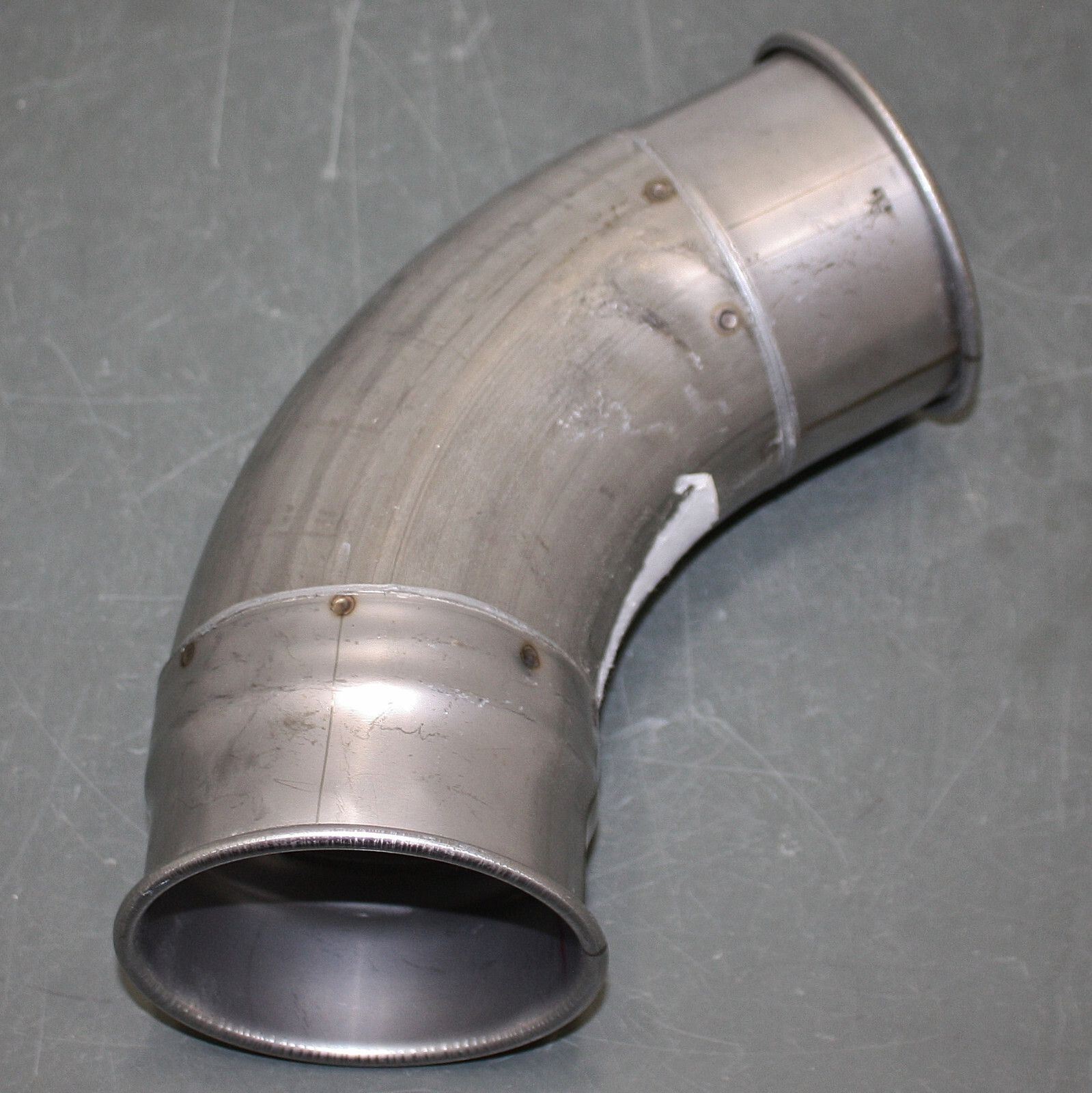 Nordfab 60° Elbow 8010003648, 4″ Duct, Stainless Steel, QF Quick Fitting