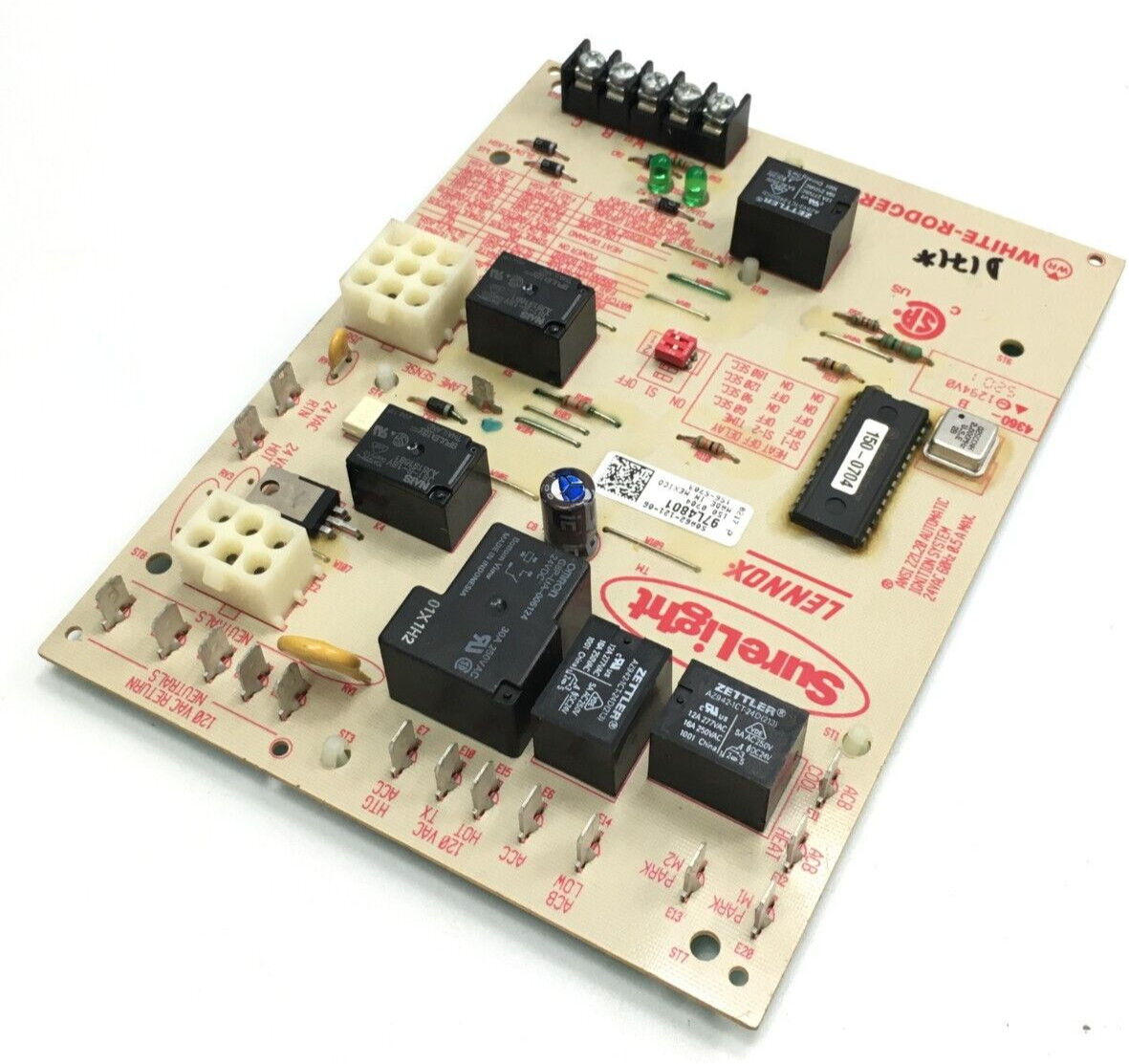 Lennox SureLight Control Board 97L4801 White Rodgers 50A62-121 used #D171*