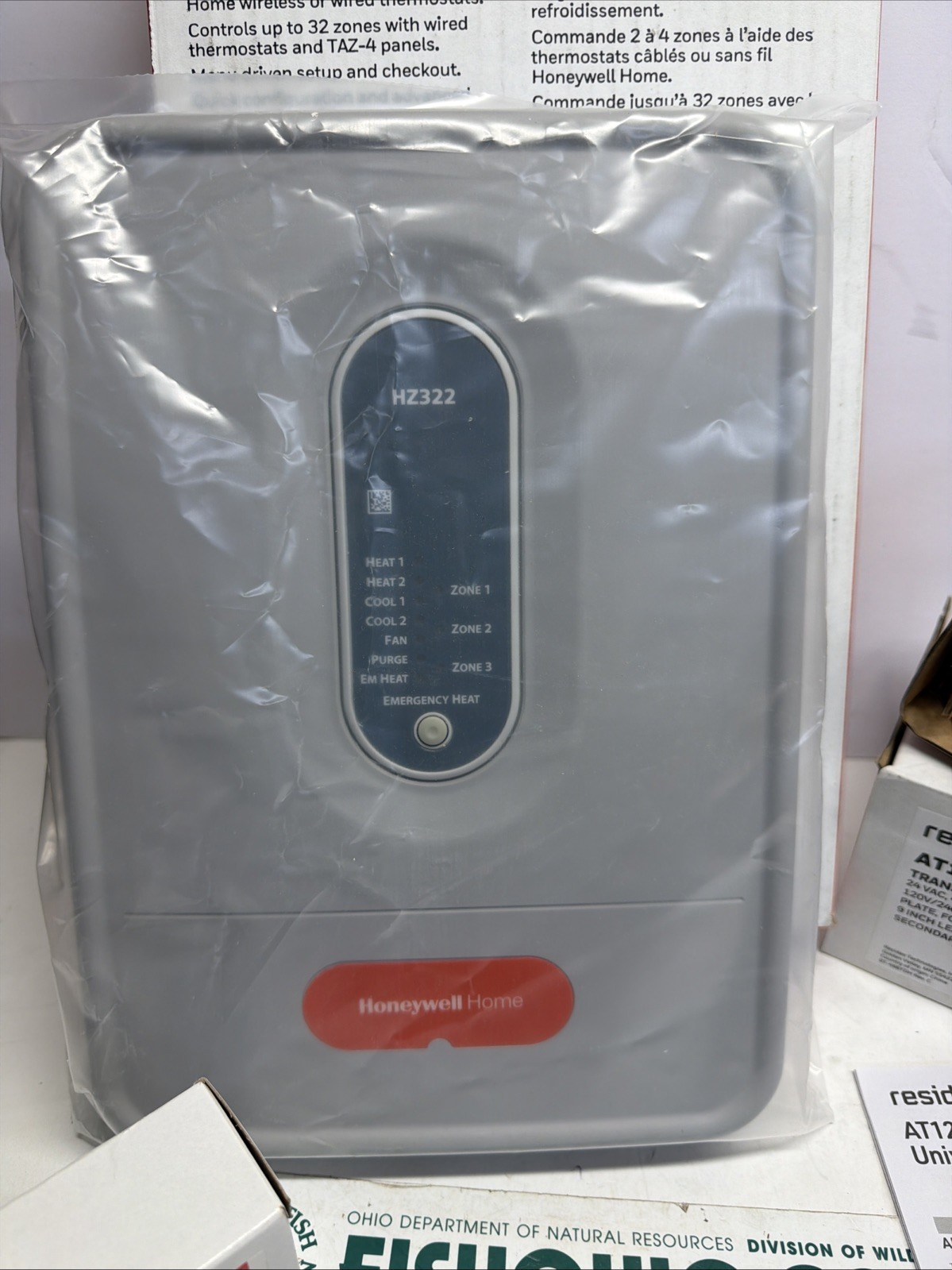 HONEYWELL HOME RED LINK HZ432 MULTI-STAGE CONTROL TrueZONE SYSTEM 2-4 ZONE