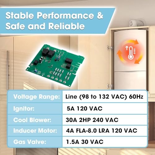 ICM281 Ignitor Furnace Control Circuit Board 120VAC 5A for Carrier CES0110057