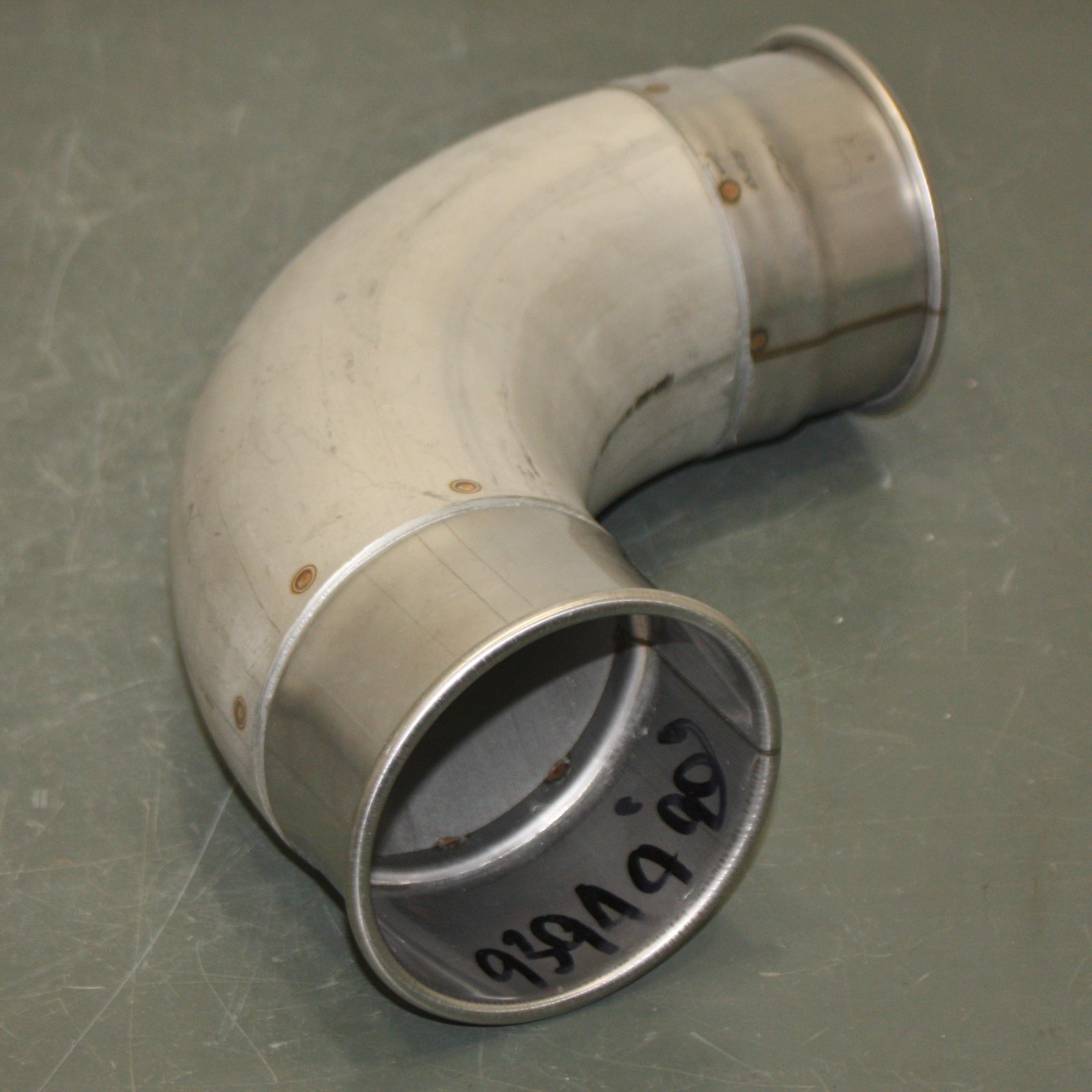 Nordfab QF 90° Elbow Fitting 8010003650, 4″ Round Duct, 304 Stainless Steel