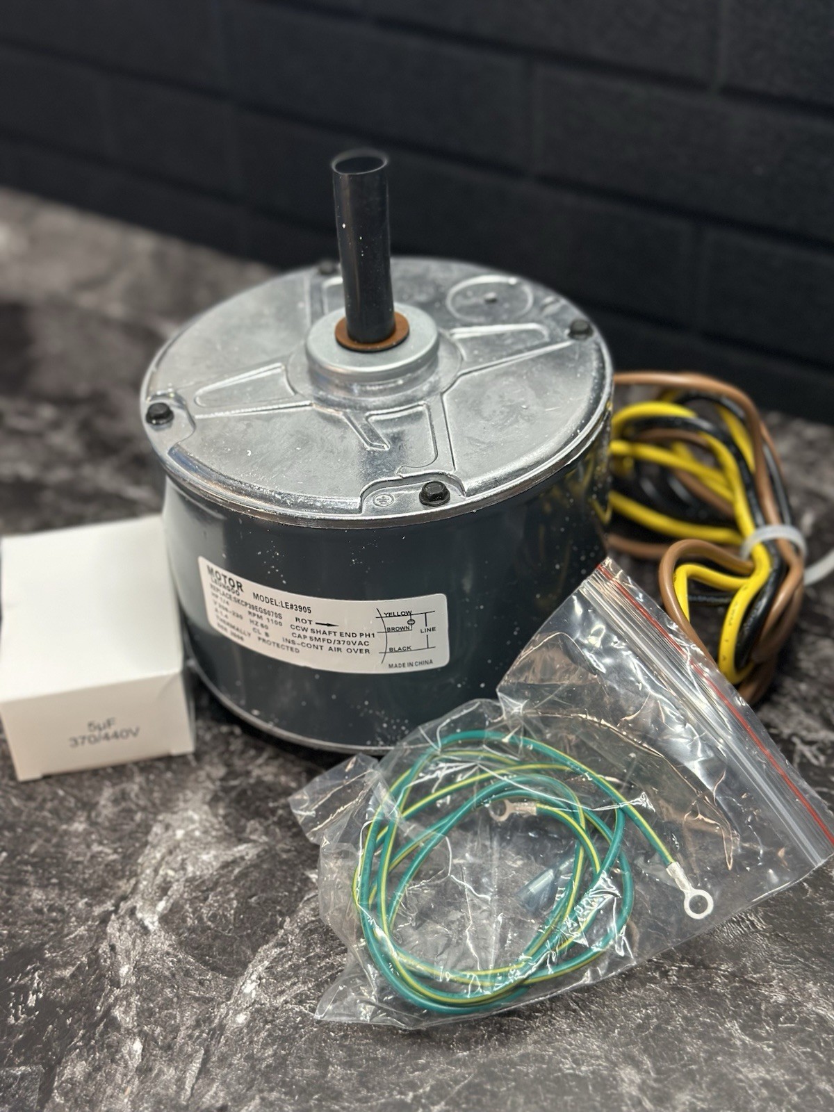 5KCP39EGS070S Condenser Motor, 208/230V, 1/4 HP 1100 RPM