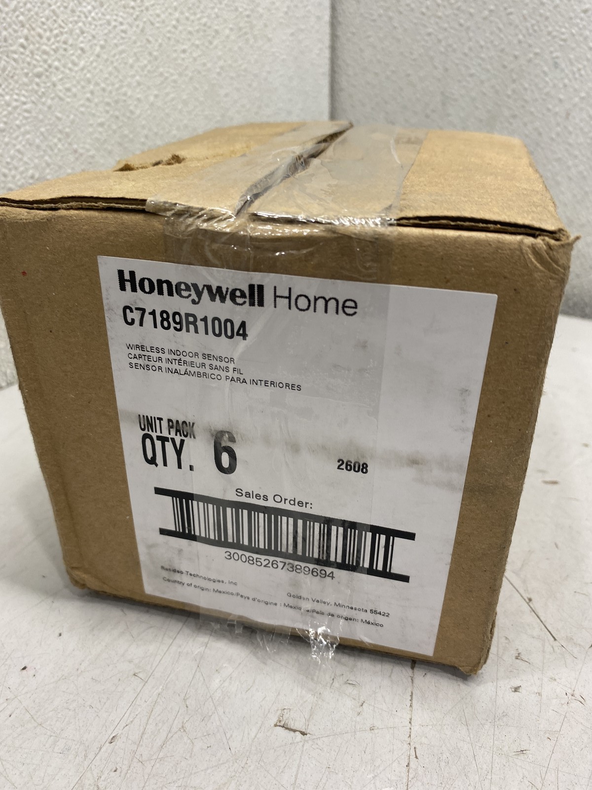 Honeywell Wireless Indoor Air Sensors C7189R/C7189R1004 Lot of 6