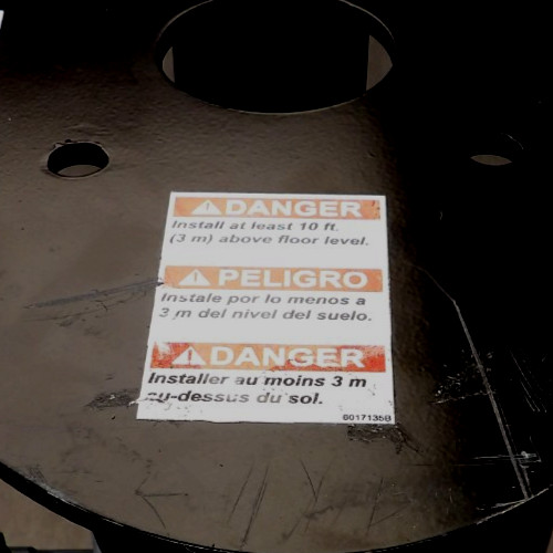 Serco HVLS Industrial Ceiling Fan Powerhead 1.5HP WEG Motor Assembly 6024501