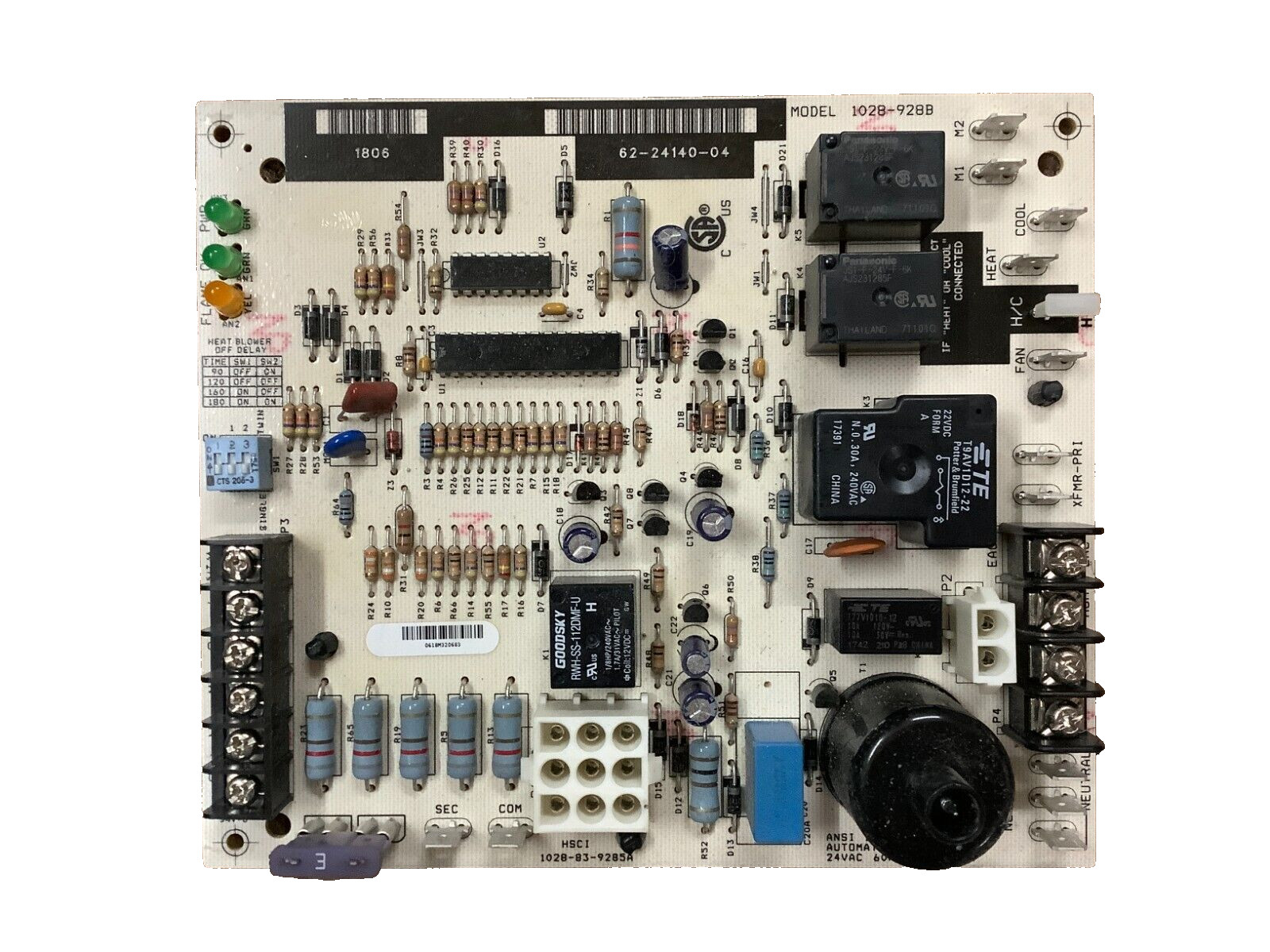 Rheem Ruud 62-24140-04 Spark Ignition Control Circuit Board 1028-928B used