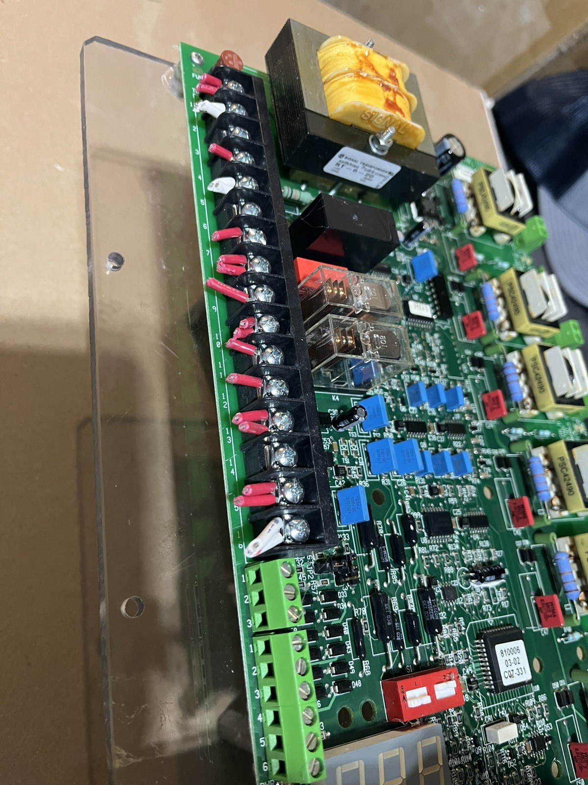BENSHAW CIRCUIT BOARD 300065-01-03 SOFTWARE#: 810039-01-03