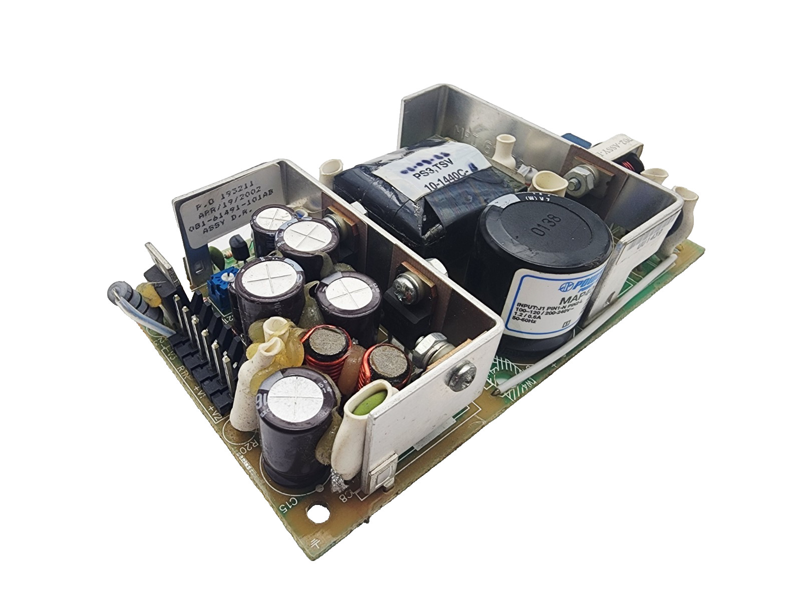 Tuv LR38879 Power Supply POWER SUPPLY 80-265VAC 50/60A 375W/VDC-MAX