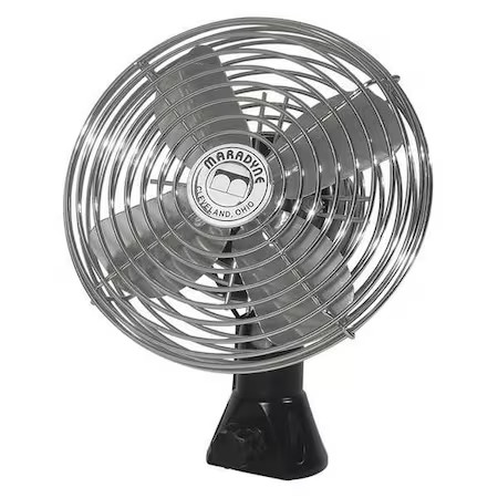 Maradyne F-300024 Bolt-On Fan, 1.3A, Chromeplatedsteel, 24Vdc