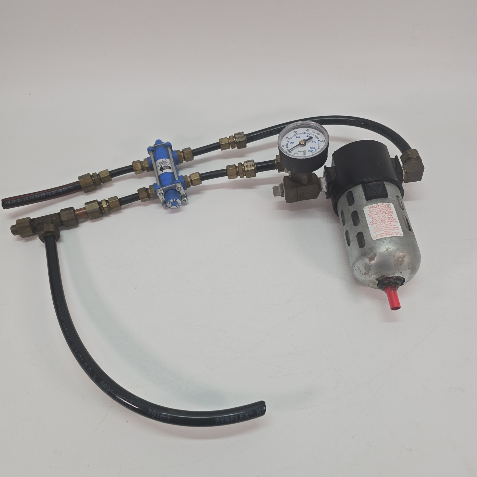 JOHNSON CONTROLS Coalesing Filter A-4000-1049 G-2010-24 Pressure Gauge & Bypass
