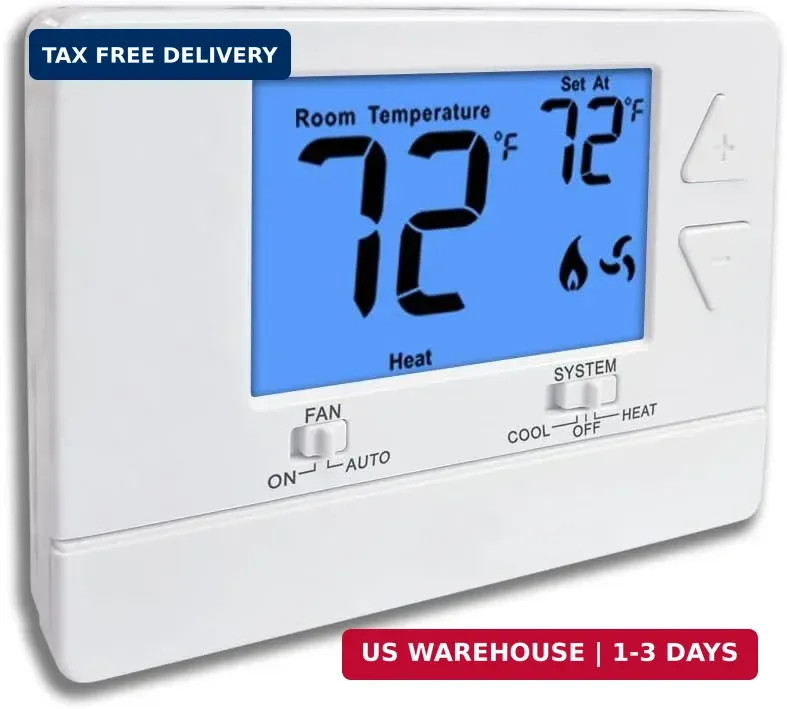 NonProgrammable Thermostat for House, Digital Energy-Saving Thermostat,Single-St