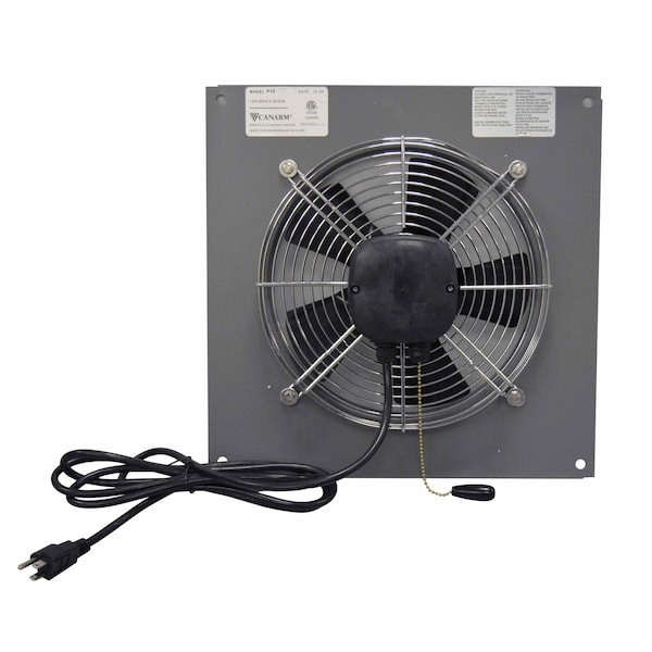 Canarm P10 Exhaust Fan, 1, 150 Rpm, 1, 480 Rpm