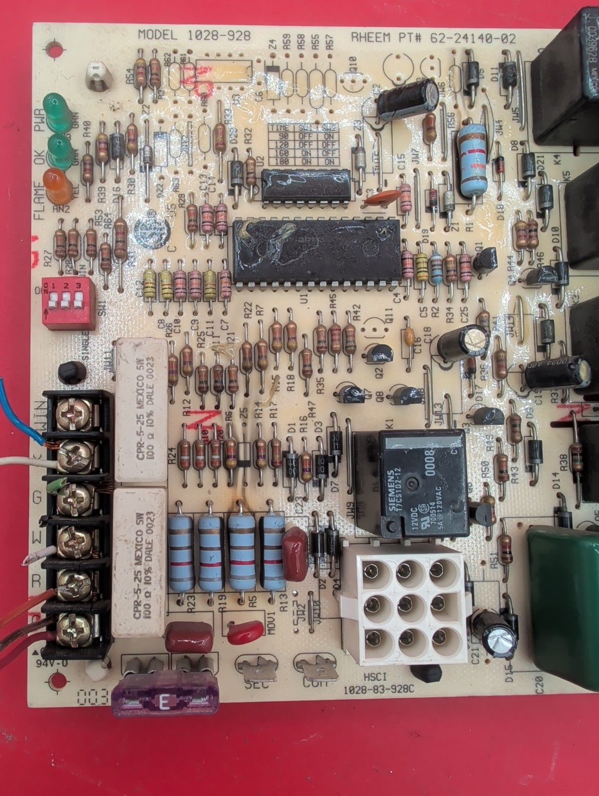 62-24140-02 GUARANTEED WORKING TESTED 622414002 Furnace Control Board 1028-928