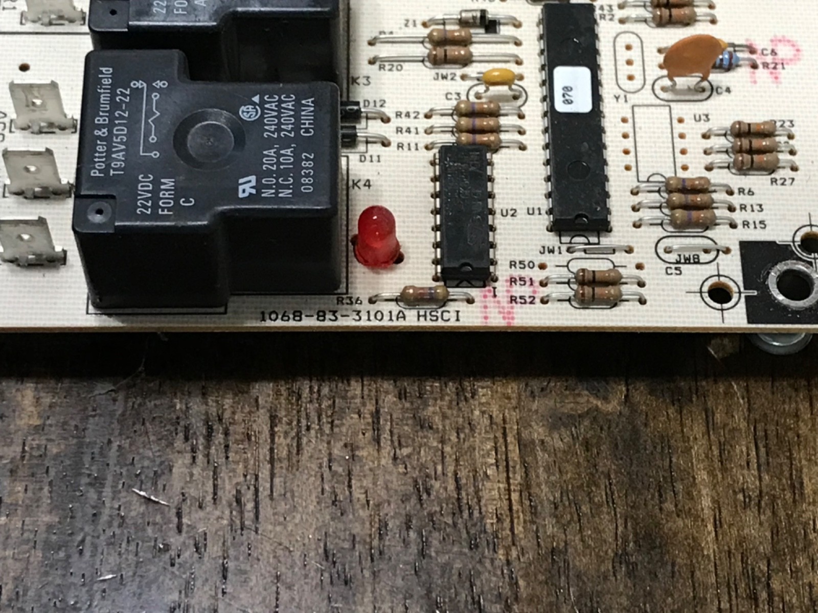 Rheem Ruud 62-23599-04 Furnace Control Board 1068-311 used