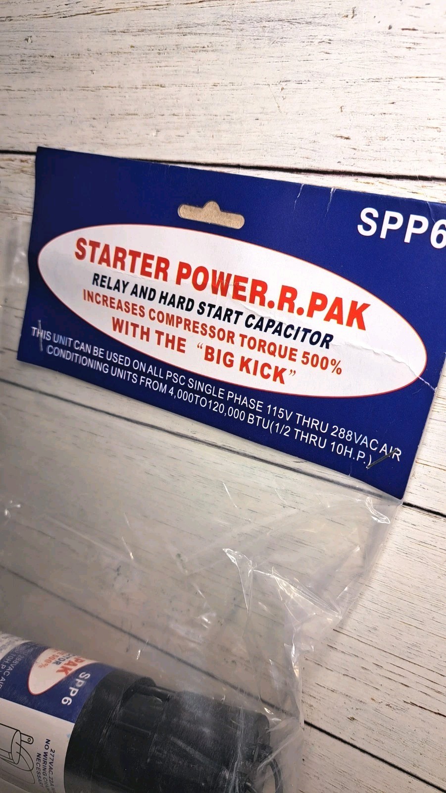 SPP6 Relay Capacitor Hard Start Kit Replaces SPP6, TJ90HS6,AP4502872,35702, DST-