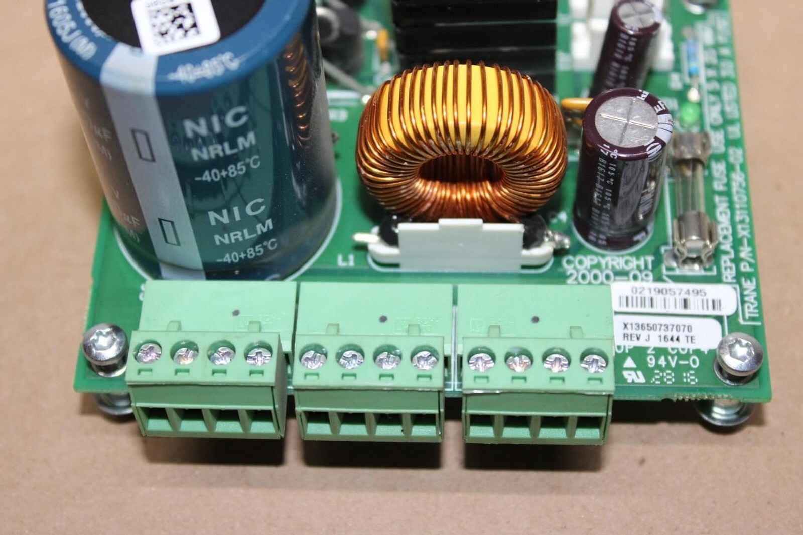 TRANE AIR CONDITIONING CONTROL BOARD X13650737070 REV. J *WARRANTY INCLUDED*