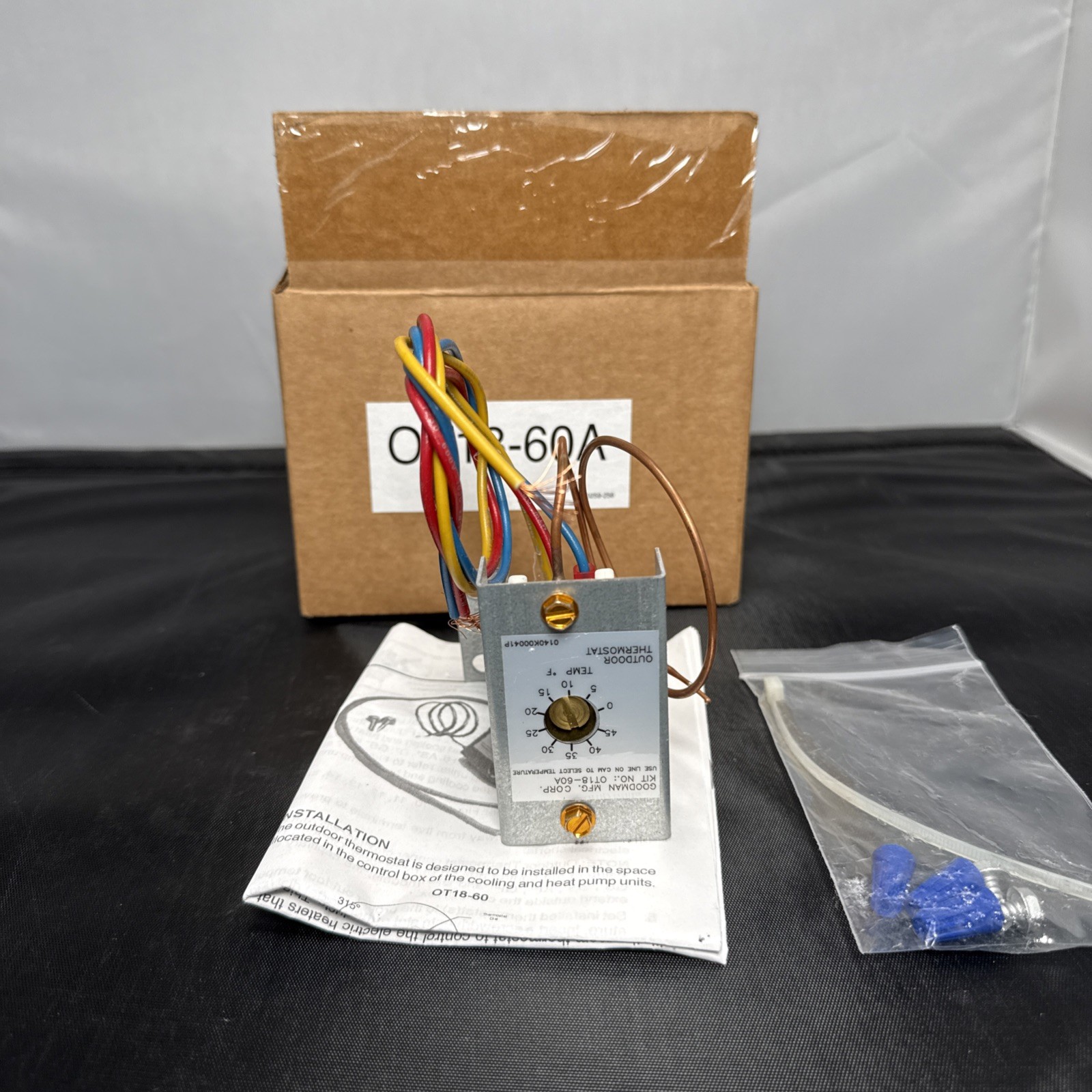 Goodman Outdoor Heat Pump Thermostat Temperature Control 0-45 Degrees OT18-60A