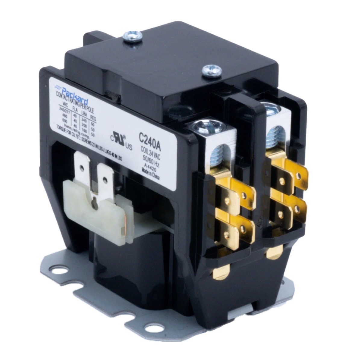 Packard C140A 2 Pole Contactor (24V, 40Amp)