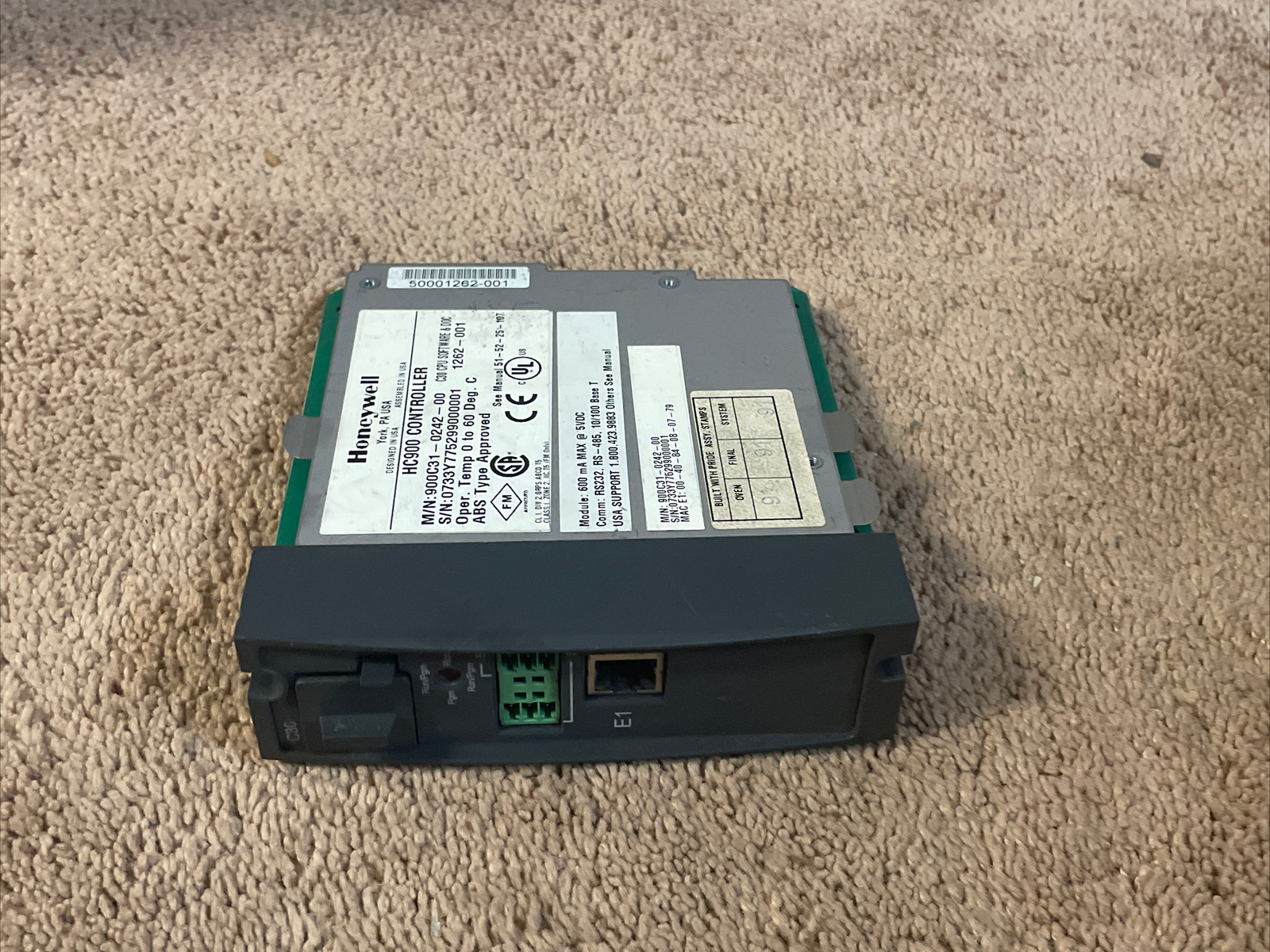 Refurbish HONEYWELL HC900 Controller, M/N: 900C31-0242-00