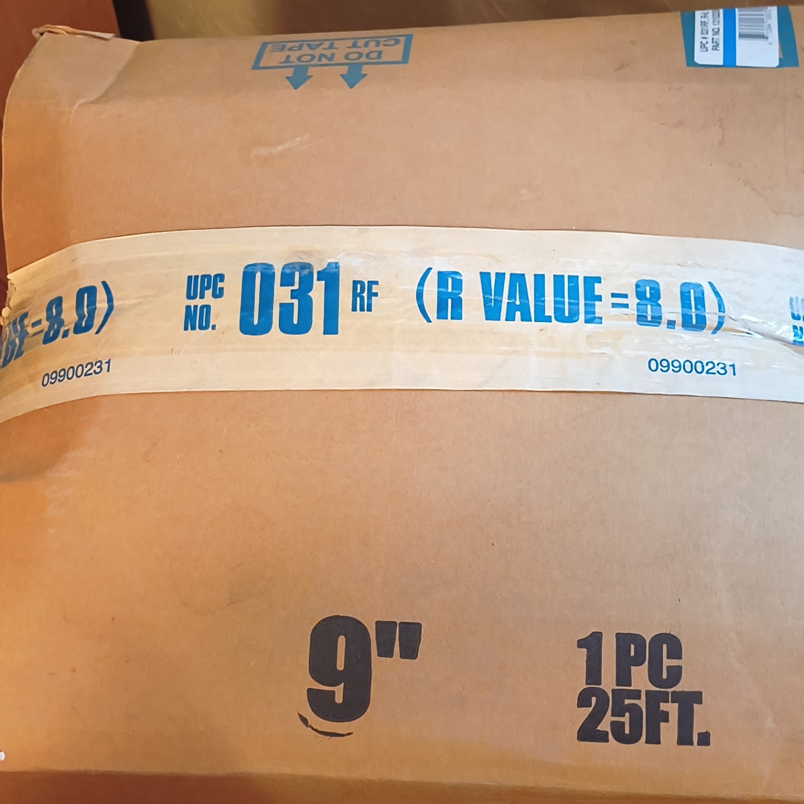 ATCO Rubber Products 031 RF 9″ Flexible Duct 25ft Fiberglass Insulated Round