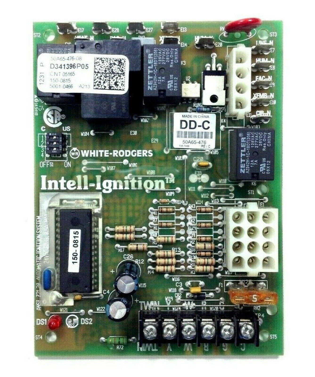 White-Rogers 50A65-476 Furnace Control Circuit Board D341396P05 B25
