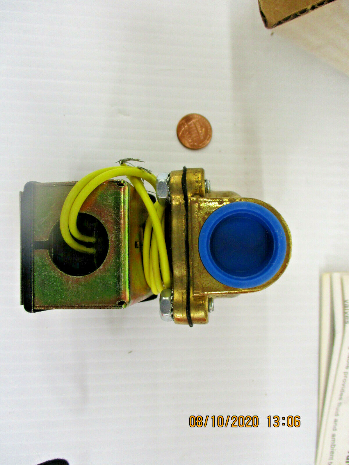 New, PARKER 12F2302148ACFEC05, GOLD RING 3/4 X 3/4 SOLENOID VALVE