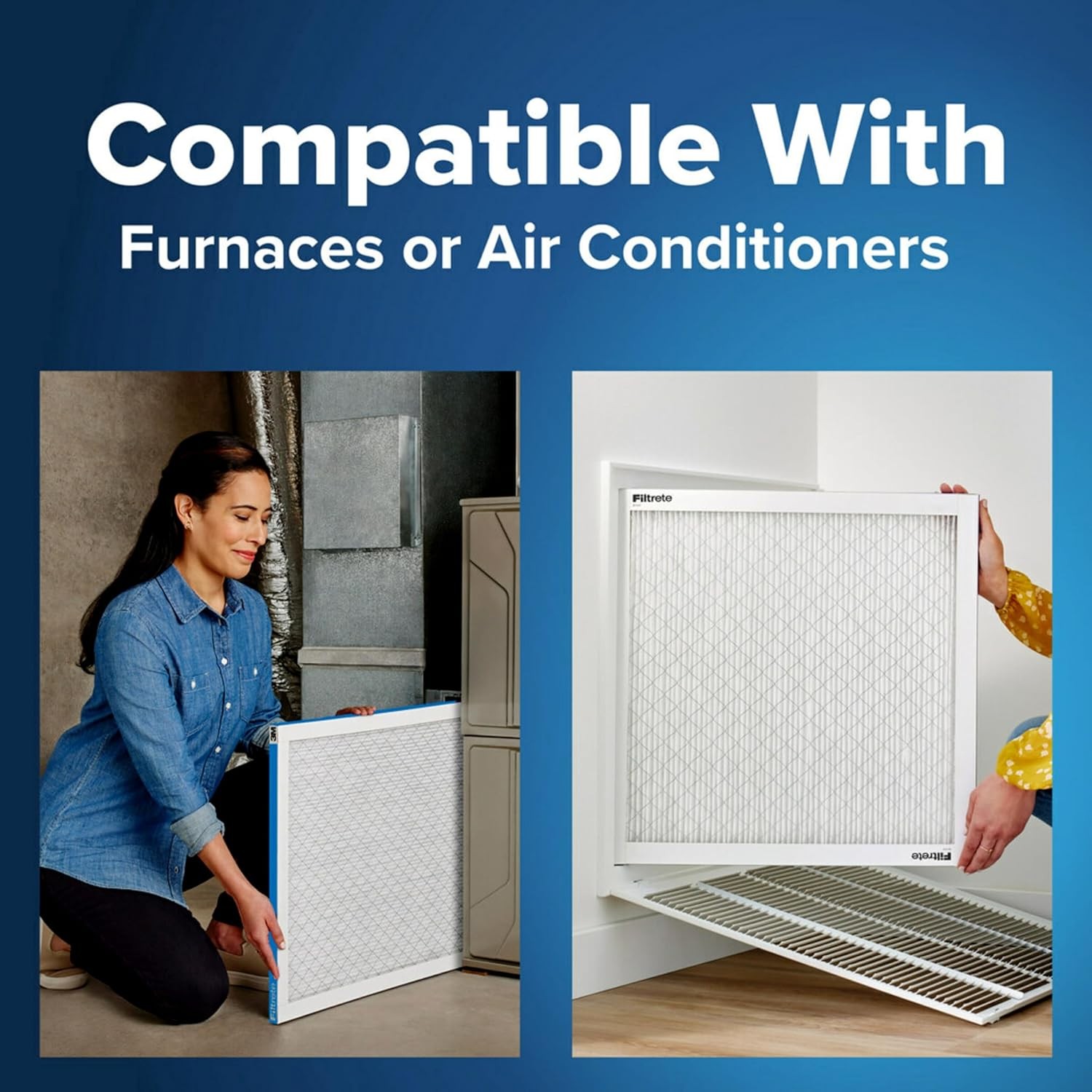 Filtrete 16x25x1 AC Furnace Air Filter, MERV 13, MPR 1900, 16x25x1, White