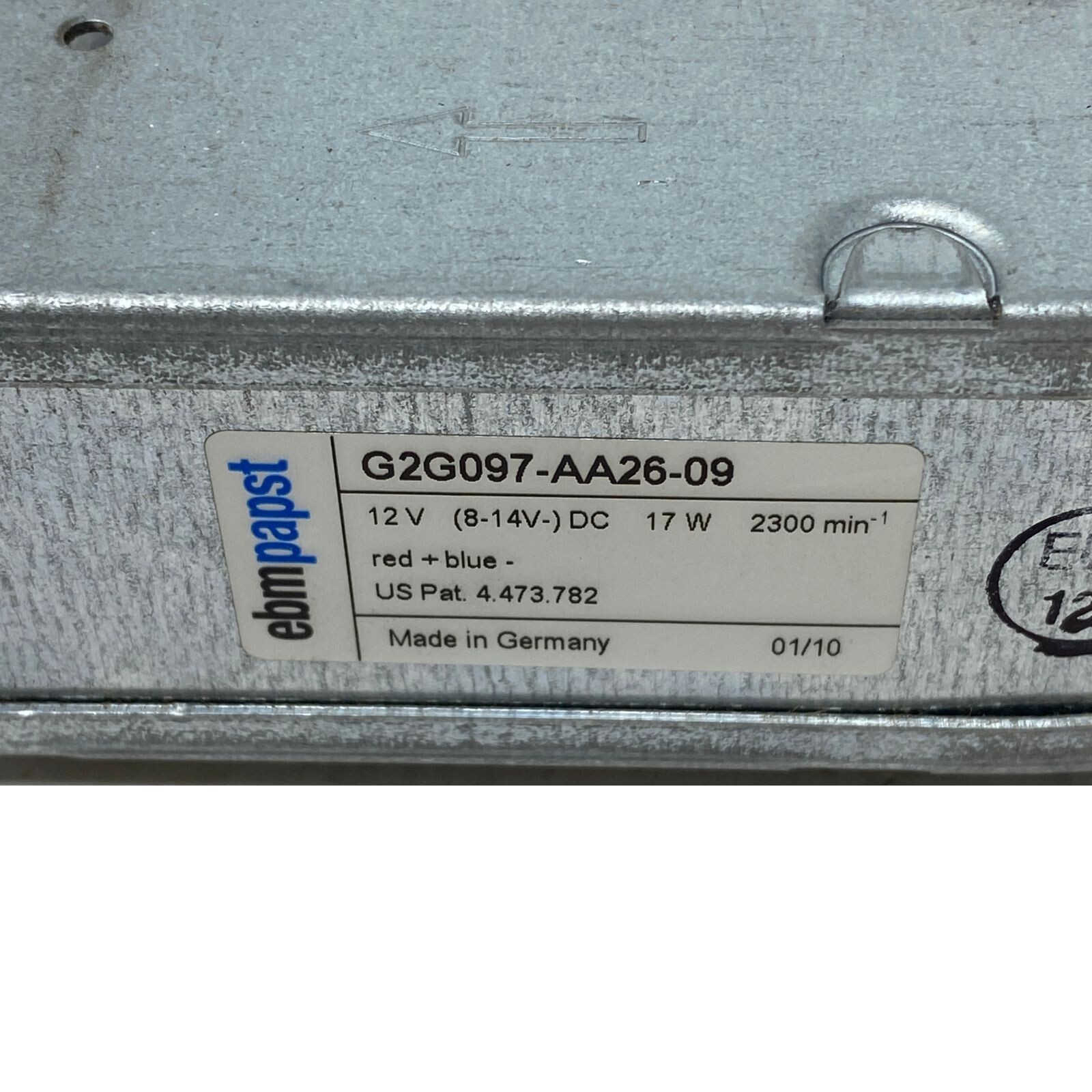 Ebm-Papst G2G097-AA26-09 Fan Blower 12V 17W Made in Germany