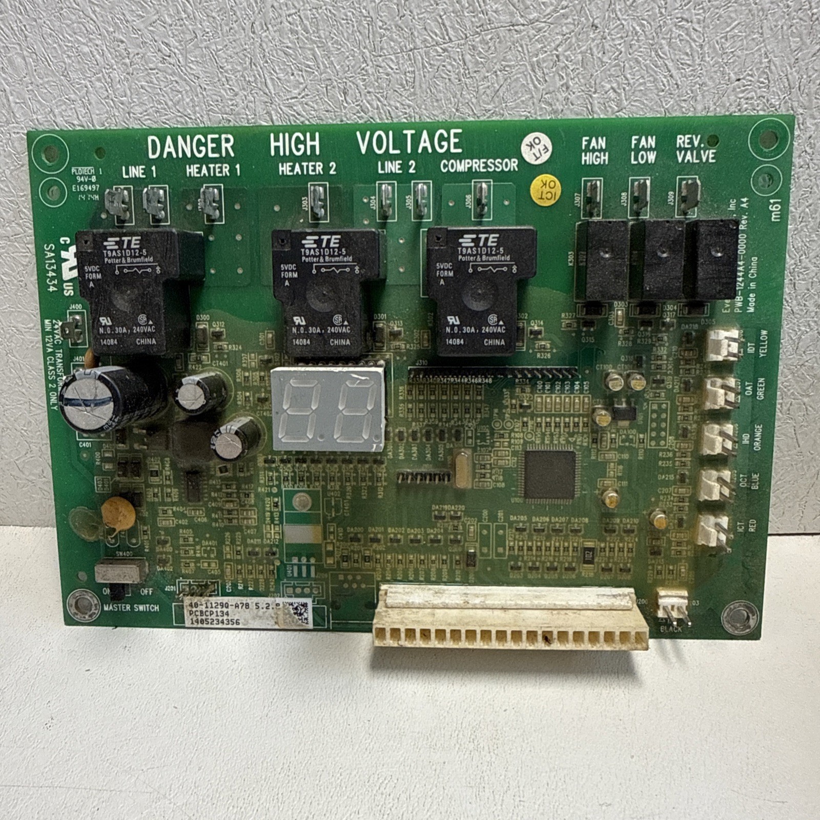 Amana PWB-1244A4-0000 Goodman PTAC PCBCP134 Control Circuit Board