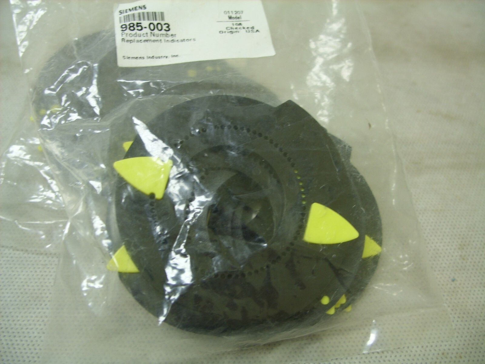 (10) Siemens HVAC Damper Actuator OEM Replacement Plastic Dial Indicator 985-003